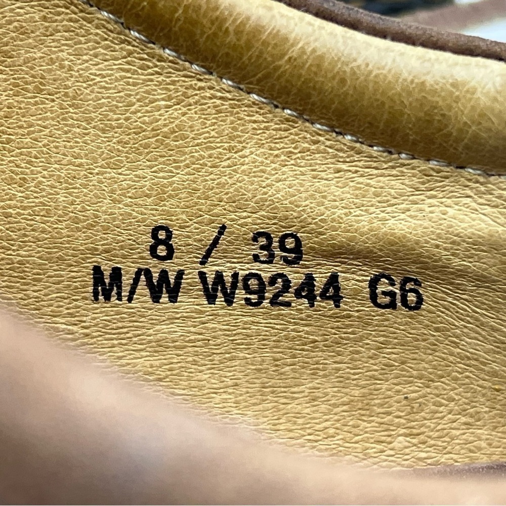 Born Oxford Sneaker Nubuck Brown Leather Gorp Western Southwestern Hippie Boho 8 - Picture 13 of 15